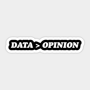 Data - opinion Sticker